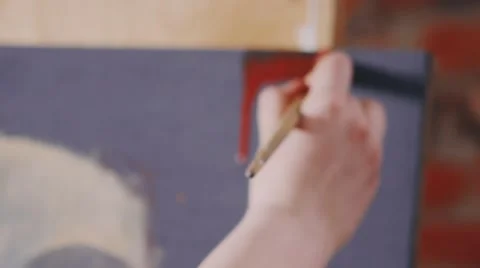 Flowing paint Stock Footage 64764068