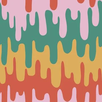 Flowing paint Stock Illustration