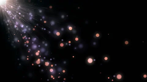 Flowing Particles and Rays Stock Footage 59748670