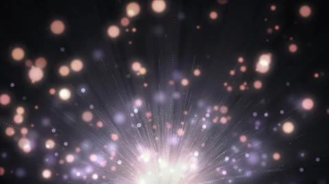 Flowing Particles and Rays Stock Footage 59749117