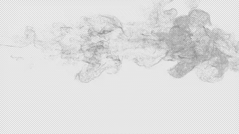 Flowing Particles. Dust Particles. Transparent Background. Alpha Channel Stock Footage 248311209