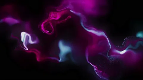 Flowing particles pink Video stock 201010789