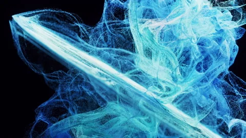 Flowing particles, wave pattern background, 3d rendering. Stock Footage 170904125