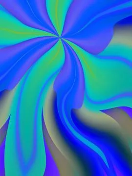 Flowing petals Stock Illustration