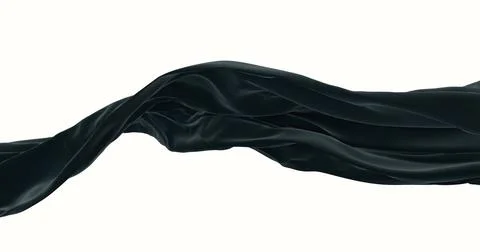  flowing piece of  fabric Stock Photos