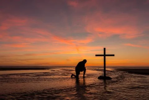 Flowing Prayers Stock Photos