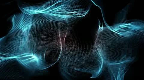 Flowing rays of energy Stock Footage 20481238