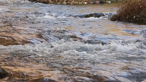Flowing river 4 Stock-Footage 324755373