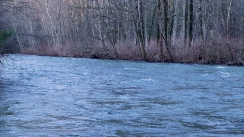 Flowing River 4K+Audio Stock Footage 133665487