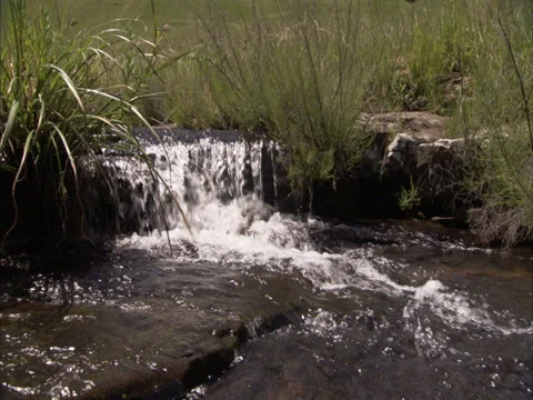 Flowing river Stock Footage 27344693