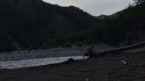 Flowing River 動画素材 93561496