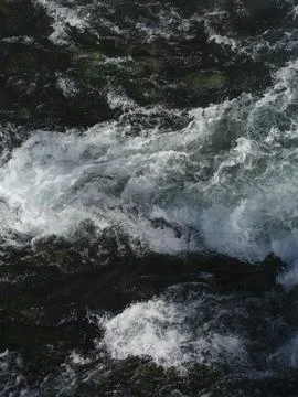 A flowing river in nature Stock Photos
