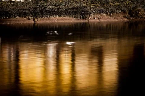 Flowing river Foto stock