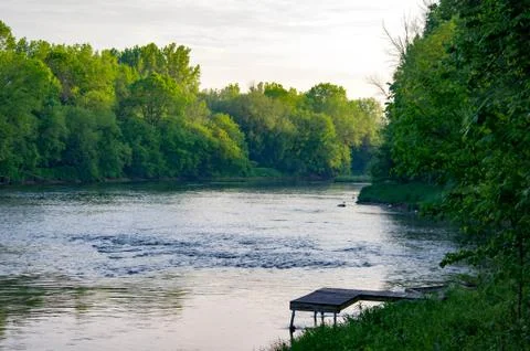 Flowing river Stock Photos