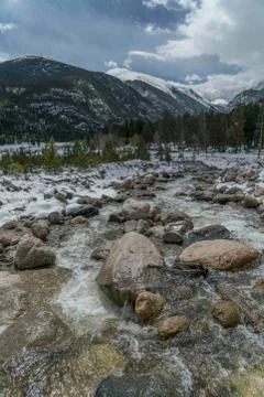 Flowing River Foto stock