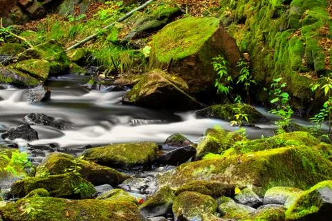 Flowing river Stock Photos