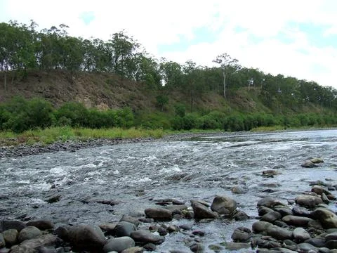 Flowing river Stock Photos