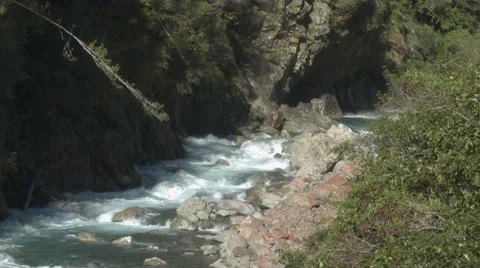 Flowing River, Static Shot Stock Footage 63904266