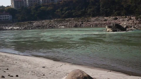 Flowing river water Stock Footage 62981873