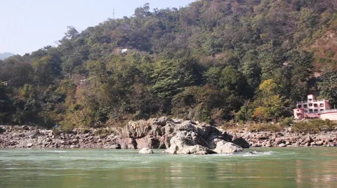 Flowing river water Stock Footage 62981876