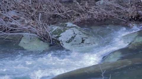 Flowing River Water Stock Footage 100996224