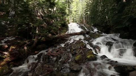 Flowing River Water Timelapse Vídeos de archivo 10769466
