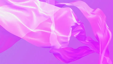 Flowing silk in the wind Stock Footage 147714196