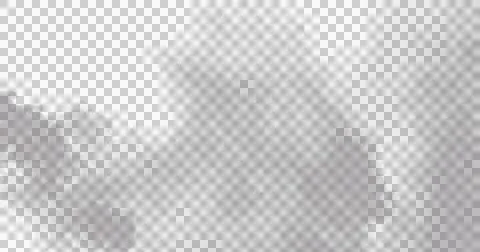 Flowing smoke Alpha Matte Stock Footage 48632362