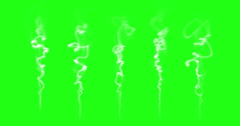 Flowing smoke greenscreen Stock Footage 277799130