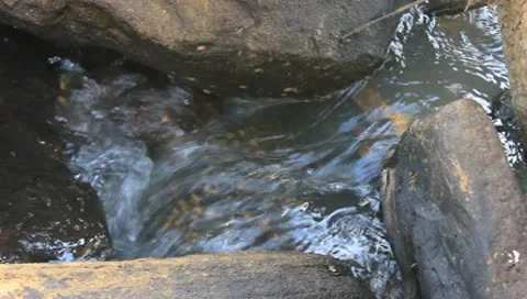 Flowing stream Stock Footage 9870228