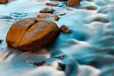 Flowing stream Fotos Stock