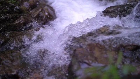 Flowing Stream, Rocks 02 Stock Footage 81190366
