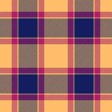 Flowing texture tartan textile, network plaid vector pattern. Give check fa.. Stockillustratie