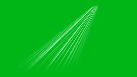 thin white line green screen