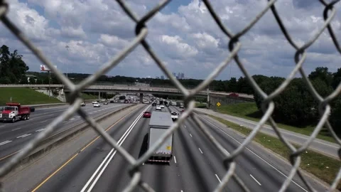 Flowing Traffic Video stock 168835942