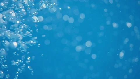 Flowing underwater bubbles Vídeo Stock 77828816