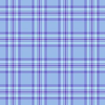 Flowing vector textile texture, asymmetric tartan plaid background. Azul ch.. Ilustração Stock