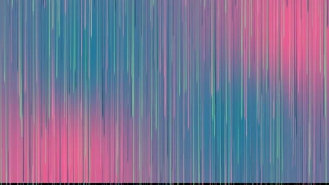 Flowing vertical neon lines in pink, blue, and green tones. Smooth and elegant Stock Footage 310953596