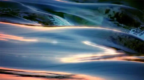 Flowing Water and wave looping Stock Footage 24899264
