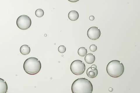 Flowing water bubbles Stock Photos