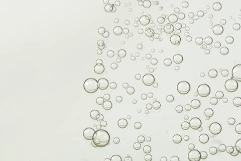 Flowing water bubbles Stock Photos
