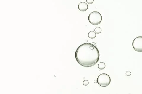 Flowing water bubbles Stock Photos
