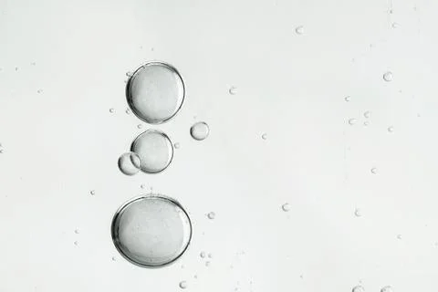 Flowing water bubbles Stock Photos