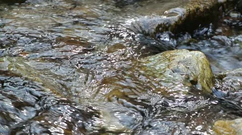 Flowing water close up Video stock 22010174