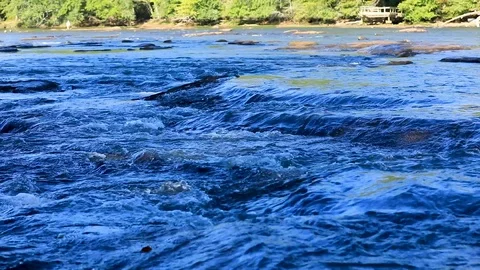 Flowing Water over Rocks. Stock Footage 116516672