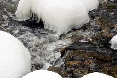Flowing water Foto stock