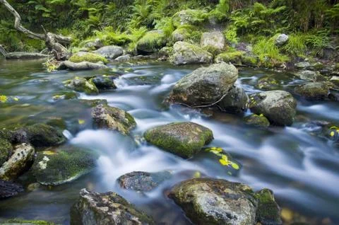 Flowing water Foto stock