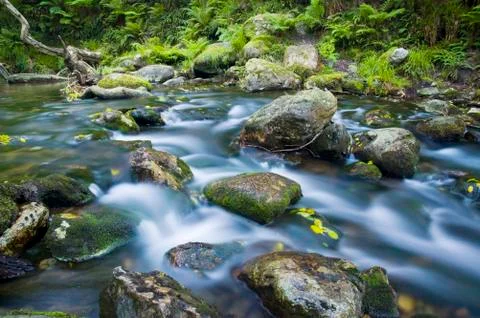 Flowing water Stock Photos