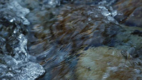 Flowing Water in River (Close-Up, Slow-Motion) Vídeos de archivo 86493495