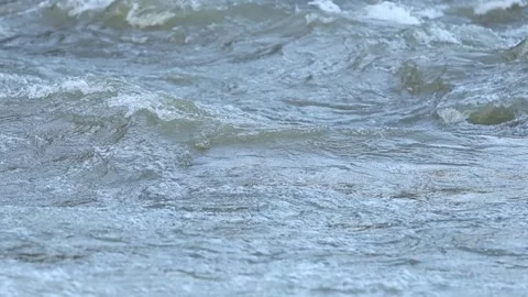 Flowing water from a river Stock Footage 247926971